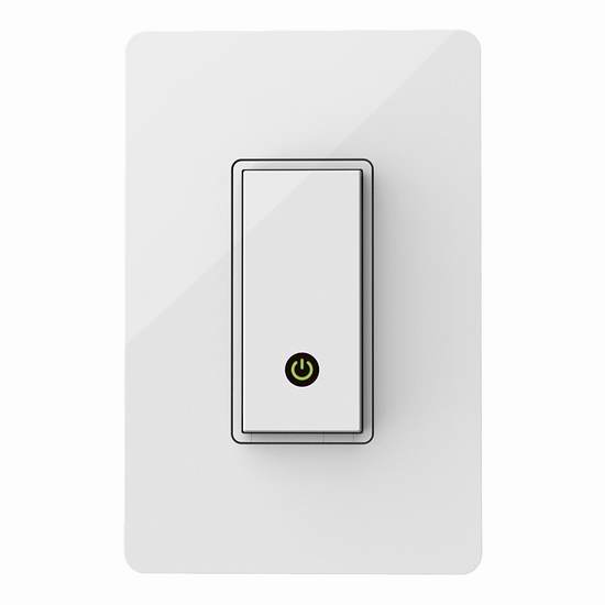  历史最低价！WeMo Light Switch 智能远程遥控照明开关3.5折 24.99加元！