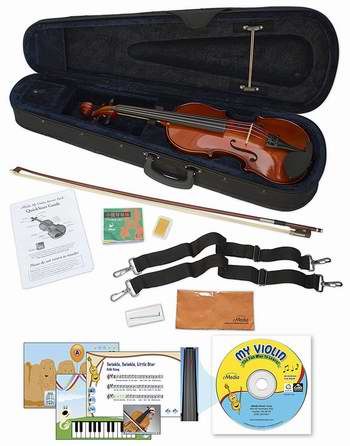  白菜价！历史新低！eMedia EV05165 My Violin 全尺寸儿童小提琴套装1.7折 58.91加元清仓并包邮！