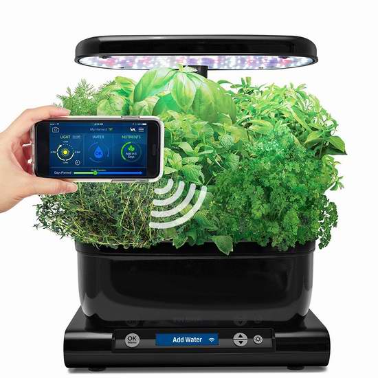  金盒头条：历史新低！AeroGarden Harvest Wi-Fi 室内小花园+种子套装5.3折 119.99加元包邮！