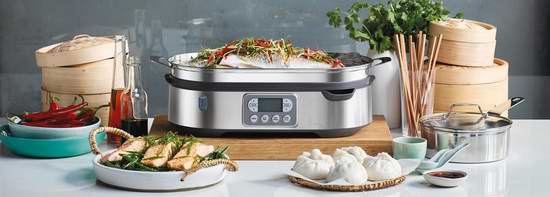  历史新低！Breville BFS800BSS The Steam Zone 多功能不锈钢电蒸锅6.3折 189.99加元包邮！