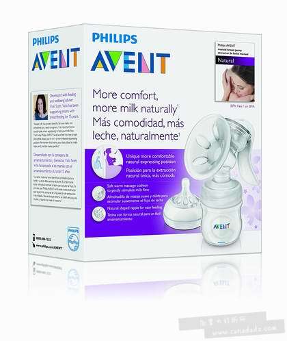  历史最低价！Philips 飞利浦 Avent 新安怡 舒适单边手动吸奶器 40.14加元包邮！