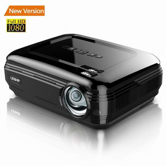  LESHP 3200流明 1080p 家庭影院投影仪 169.99加元限量特卖并包邮！