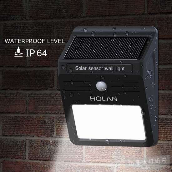  历史新低！Holan 12 LED 太阳能防水运动感应灯 6.99加元！