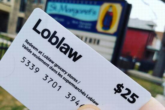  今晚截止！赶快申请 Loblaw 超市免费派发25加元礼品卡！每个人都有份！小编已收到卡！