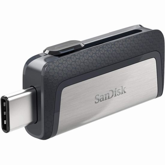  历史新低！SanDisk 闪迪 Ultra 至尊高速 Type-C USB 3.1 双接口 OTG 128GB 闪存盘/U盘 19.99加元！可接手机！