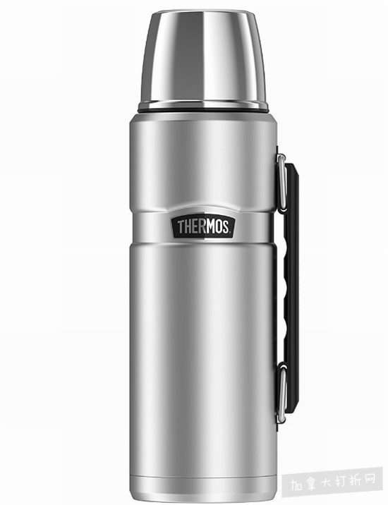  Thermos 膳魔师不锈钢王系列 40盎司保温杯 33.37-34.99加元（2色），原价 55.01加元