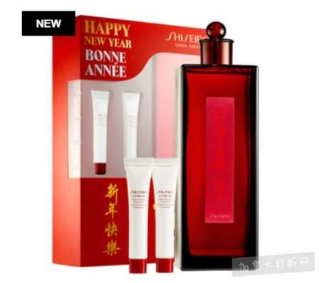  超级划算！新年限量SHISEIDO Lunar红色梦露再生精华套装价值 128加元 仅售88加元+送13件套大礼包！