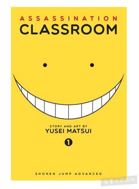  网络热销 Assassination Classroom《暗杀教室》系列漫画书籍 6折 7.79加元特卖！