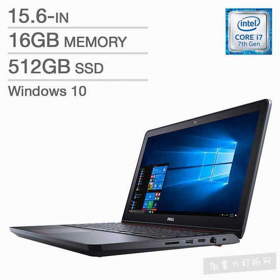 Dell Inspiron 15 5000 15.6寸游戏笔记本电脑（16GB/512GB SSD） 849加元包邮！