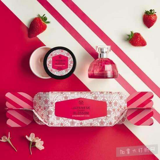 The Body Shop精选日系樱花草莓香氛系列 4.7折 5加元起特卖！
