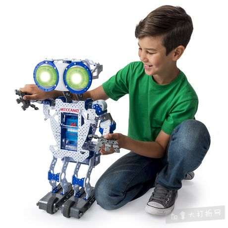  Meccano Meccanoid 2.0 拼装变形智能机器人 49加元，原价 98加元