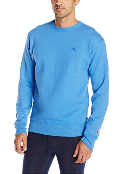  Champion Powerblend Fleece 男款无帽卫衣 23.49加元起特卖，多色可选！