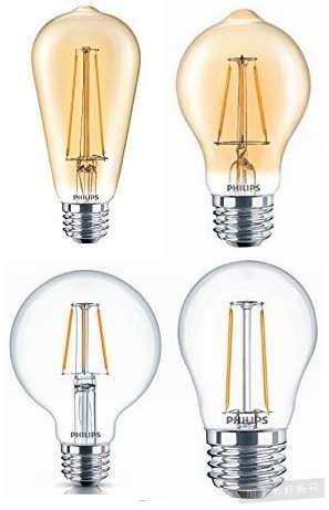  金盒头条：精选8款 Philips 飞利浦 LED 复古节能 爱迪生 灯丝灯7.98加元起特卖！