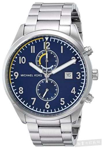  历史新低！Michael Kors MK8574 Saunder 男士时尚腕表4.5折 149.97加元包邮！