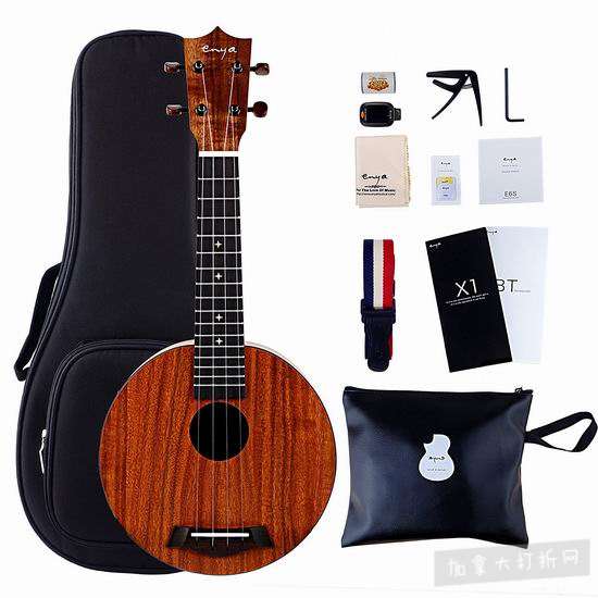  超级白菜！Mugig Ukulele 21寸便携式夏威夷小吉他/尤克里里1.9折 29.99加元清仓！
