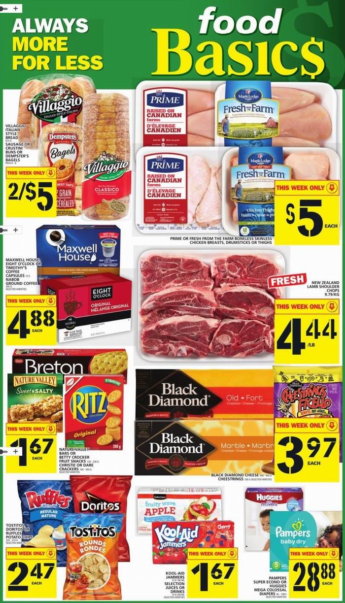 Food Basics 本周（2018.2.22-2018.2.28）打折海报