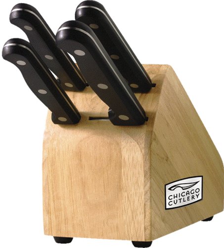  历史新低！Chicago Cutlery 芝加哥厨之魂 Essentials 家用不锈钢刀具5件套5.4折 24.68加元！