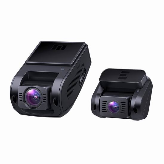  AUKEY 1080P高清170度超广角夜视 前后双摄像头 行车记录仪 152.99加元包邮！