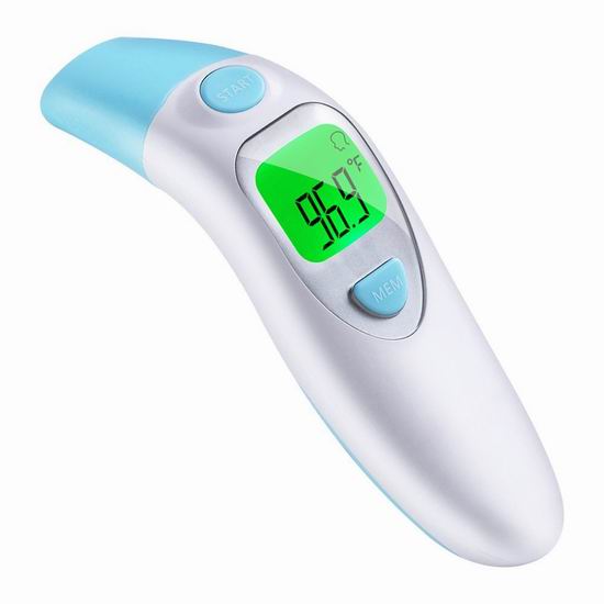  YUKICARE 三合一 多用途红外数字温度计/体温计/耳温计 16.14加元限量特卖！