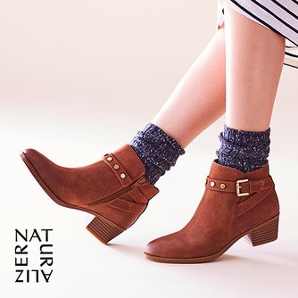  Naturalizer 娜然 超舒适女式鞋靴超低价清仓，额外8折+包邮！