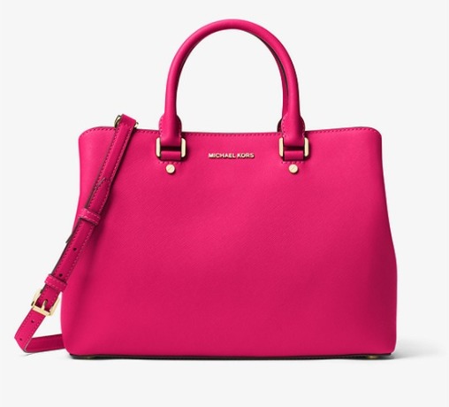  Michael Kors Savannah 女款中号手提包 179.1加元，原价 398加元，包邮