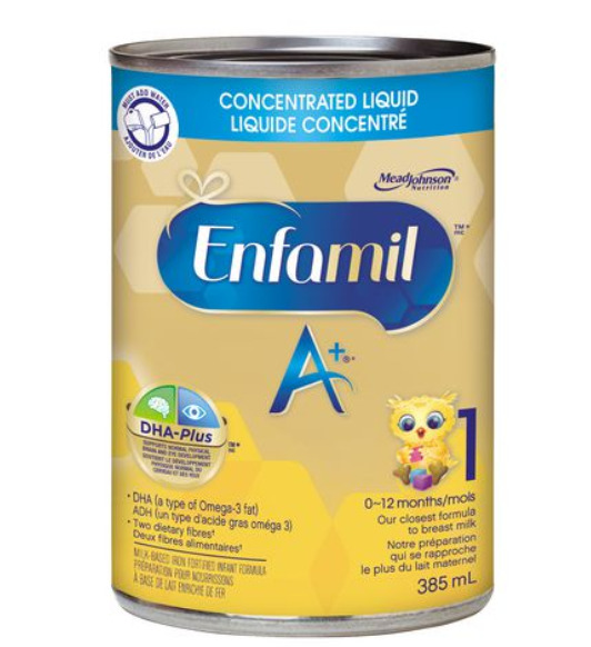 Enfamil A+ 美赞臣1段 即开即用液体奶 46.97加元（12×358ml），原价 52.98加元