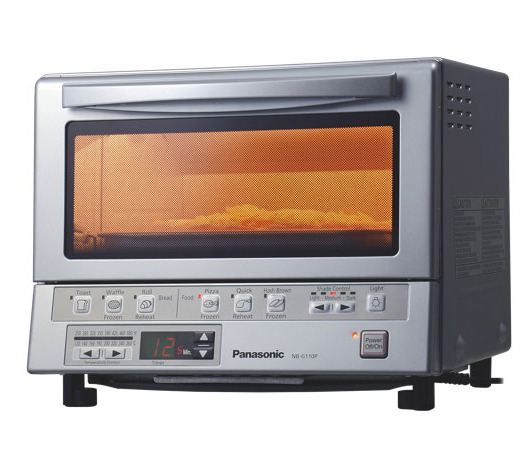  加热效率提升40%！Panasonic 松下 NBG110P 双红外加热电烤箱 119.99加元，原价 159.99加元，包邮