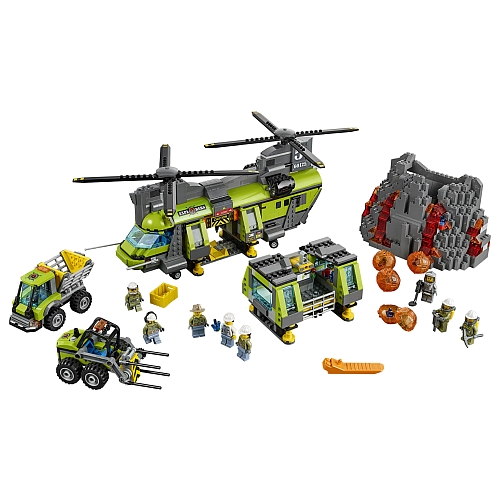  LEGO 乐高 60125 城市系列 火山探险重型空运直升机 75.57加元，原价 125.99加元，包邮