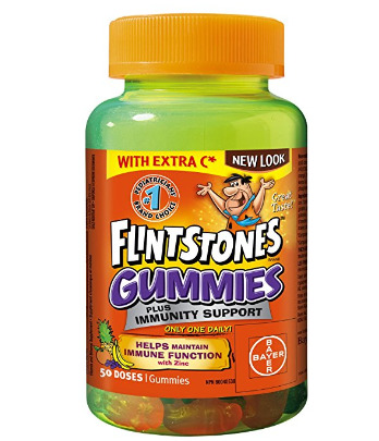 Bayer 拜耳 Flintstones儿童复合维生素软糖  6.57加元（50粒），多种口味可选！