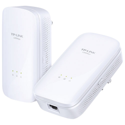  TP-Link Powerline AV1200高速电力猫2件套 59.97加元，原价 79.97加元，包邮