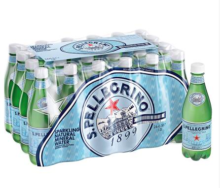  San Pellegrino 圣培露 天然气泡矿泉水（500ml x 24瓶） 23.88加元！