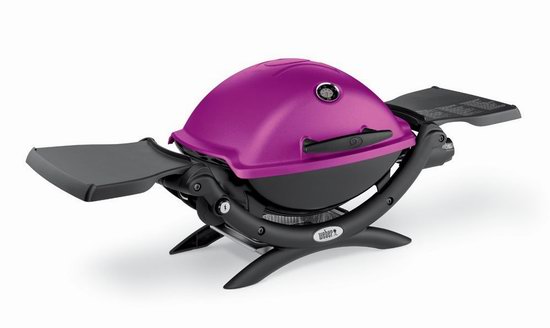  Weber 51210001 Q1200 紫红色 便携式焖烤炉/烧烤炉 237.15加元包邮！