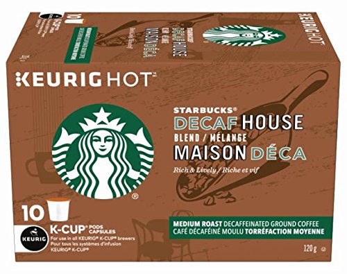  历史新低！Starbucks 星巴克 House Blend Decaf 无咖啡因 K-Cup咖啡胶囊（60粒）4.7折 41.09加元包邮！
