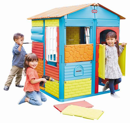  白菜价！历史新低！Little Tikes 小泰克 Build-a-House 儿童DIY玩具小屋2.6折 90.56加元包邮！
