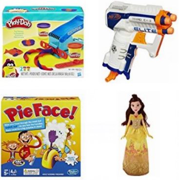  金盒头条：精选33款 Play-Doh、NERF、Hasbro 等品牌儿童玩具、游戏2.3折起特卖！售价低至4.27加元！