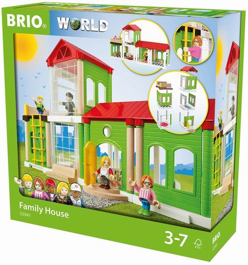  历史新低！瑞典 BRIO Family Home 高级木质 玩具屋组合6.7折 59.92加元包邮！