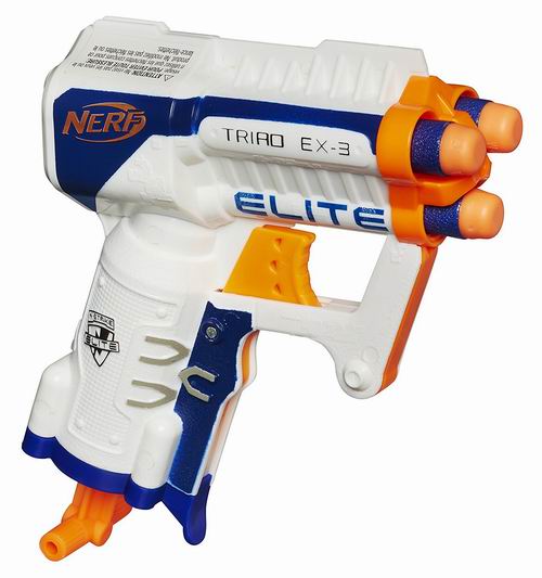  历史新低！Nerf N-Strike EX-3 泡沫海绵玩具枪4.9折 5.87加元！