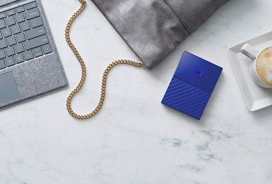  历史最低价！Western Digital 西数 My Passport 2TB 蓝色便携式移动硬盘 79.99加元包邮！