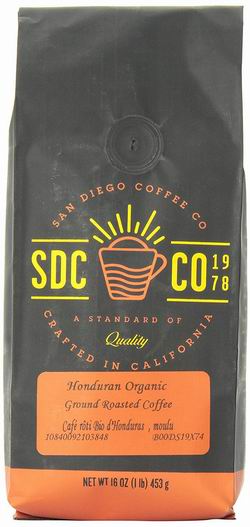  白菜价！历史新低！San Diego Coffee 洪都拉斯 有机烤咖啡豆2磅2.2折 8.09加元清仓！