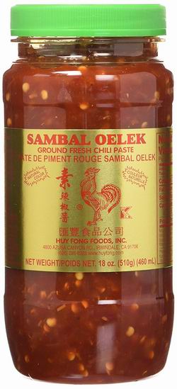  历史新低！Huy Fong 汇丰 Sambal Oelek 素辣椒酱（460ml） 2.64加元！