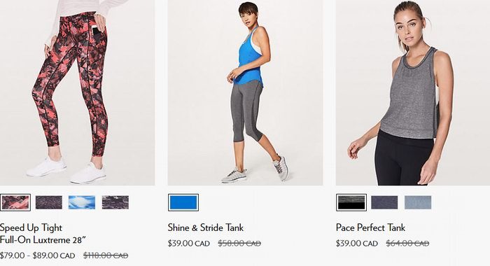 Lululemon 露露柠檬 Sale区上新！精选成人儿童时尚运动瑜伽服4折起！