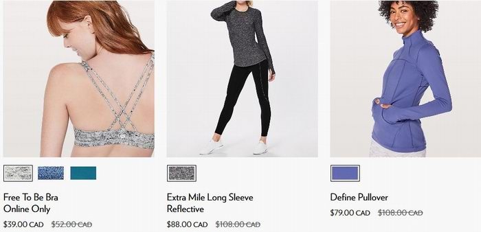 Lululemon 露露柠檬 Sale区上新！精选成人儿童时尚运动瑜伽服4折起！