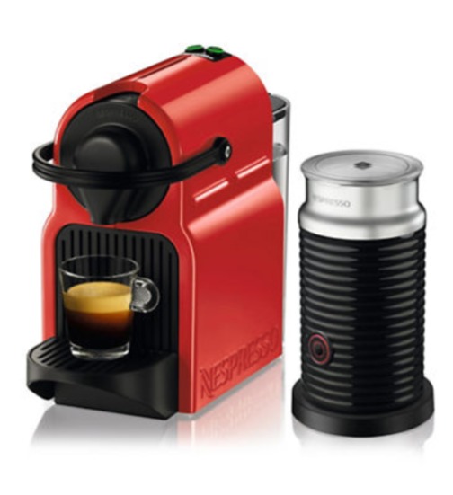  NESPRESSO Inissia胶囊咖啡机+奶泡机套装6.3折 157.49加元包邮！再送100加元咖啡胶囊代金券！