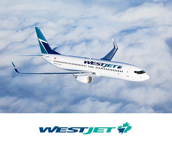  WestJet 西捷航空 限时促销！加拿大境内及飞往美国、欧洲、加勒比航线机票特价销售！