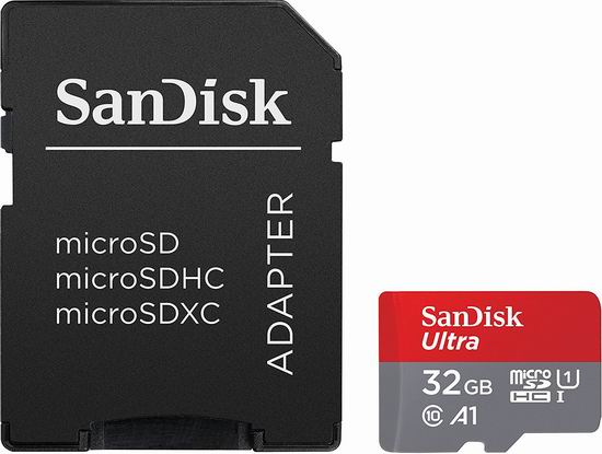  销量冠军！SanDisk 闪迪 32GB Class10 Ultra 至尊高速 TF(Micro SDHC)储存卡 9.86加元
