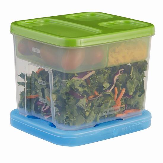  历史最低价！Rubbermaid LunchBlox 保鲜防漏午餐盒/保鲜盒超值套装3.9折 7加元！