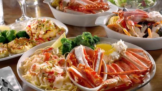  Red Lobster 红龙虾海鲜餐厅 双人就餐，立省3-5元！
