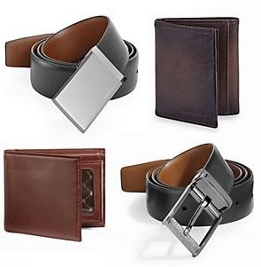 精选 Perry Ellis 男士皮带、钱包全部19.99加元包邮！