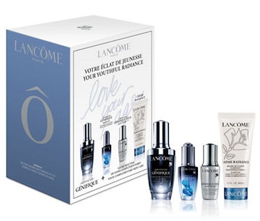  Lancome 兰蔻 Youthful Radiance 小黑瓶5件套超值装 135加元包邮！送价值130加元7件套大礼包！