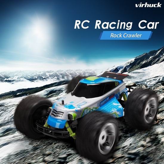  白菜速抢！Virhuck 1/18 2WD RC 超强动力 遥控越野车2折 9.99加元限量特卖并包邮！